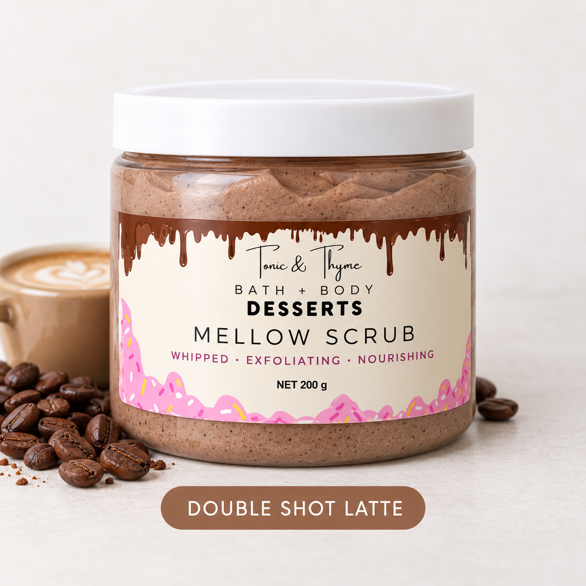Mellow Scrub – Double Shot Latte