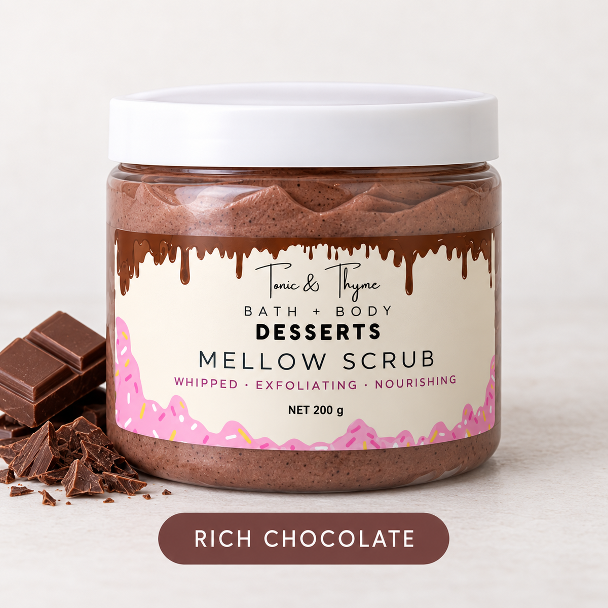 Mellow Scrub – Rich Chocolate